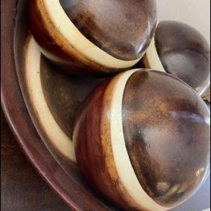 Brown home decor set